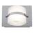 Aplica LED pentru baie Rabalux, structura cromata si un dispersor din plastic, 5W, IP44, 160 x 115 x 75 mm, alba - - Roveli