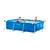 Piscina cu cadru metalic, dimensiuni 3.00 x 2.00 x 0.75 m, volum 3834 litri, material metal + PVC, forma dreptunghiulara, culoare albastru - 2- Roveli