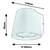 Aplica pentru exterior Rabalux, corp de iluminat realizat din aluminiu, dispersor din sticla transparenta, GU10, 35W, IP54, neagra - 2- Roveli