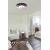 Plafoniera LED Globo, structura din metal si plastic, 24W, 1500lm, lumina calda/rece, functie memorie, lumina de veghe, telecomanda, negru si opal - 2- Roveli