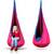 ​Hamac copii Neo-Sport, tip cocon, material rezistent, perna inclusa, 80kg, carlig inclus, roz, 140x55 cm - 3- Roveli