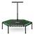 Trambulina fitness, cu maner reglabil, forma hexagonala, structura stabila, 6 picioruse, 127 cm, verde - - Roveli