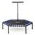 Trambulina fitness, cu maner reglabil, forma hexagonala, structura stabila, 6 picioruse, 127 cm, albastru - - Roveli