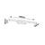 Aplica LED pentru baie Rabalux, un dispersor din plastic, 12W, IP44,  490 x 60 x 70 mm, bronz - 3- Roveli