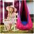 ​Hamac copii Neo-Sport, tip cocon, material rezistent, perna inclusa, 80kg, carlig inclus, roz, 140x55 cm - 4- Roveli