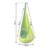 Hamac copii Neo-Sport, tip cocon, material rezistent, perna inclusa, 80kg, carlig inclus, verde, 140x55 cm - 4- Roveli