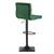 Scaun de bar cu spatar DacEnergy©, din velur, suport pentru picior, reglabil pe inaltime, stabil, verde - 5- Roveli