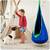 Hamac copii Neo-Sport, tip cocon, material rezistent, perna inclusa, 80kg, carlig inclus, albastru, 140x55 cm - 6- Roveli