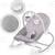 Balansoar multifunctional, cadru metalic, picioare antiderapante, bara cu jucarii, centura de siguranta, cu vibratii, husa detasabila, 9kg, gri - 3- Roveli