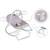 Balansoar multifunctional, cadru metalic, picioare antiderapante, bara cu jucarii, centura de siguranta, cu vibratii, husa detasabila, 9kg, gri - 9- Roveli
