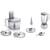 Robot de bucatarie Bosch,  800 W, 2 viteze, vas mixare 2.3 l, blender 1 l, blender cu cutit MultiLevel 6, multiple functii, 220 – 240 V, alb - 3- Roveli