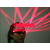 Ochelari reincarcati cu laser LED DacEnergy©, pentru petrecere, dans, festival, club, unisex, culoare rosu - 2- Roveli