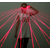 Ochelari reincarcati cu laser LED DacEnergy©, pentru petrecere, dans, festival, club, unisex, culoare rosu - 4- Roveli