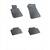 Set covorase cauciuc DacEnergy©, compatibil BMW F10/F11 seria 5, 2010-2013 pentru interior, suprafata antiaderenta, negru, 4 bucati - - Roveli