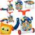 Antemergator 5 in 1 , solid si durabil, calaret, impingator, scuter, masa si tabla educationala, 44,5 × 37 × 51,5 cm - 2- Roveli