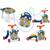 Antemergator 5 in 1 , solid si durabil, calaret, impingator, scuter, masa si tabla educationala, 44,5 × 37 × 51,5 cm - 4- Roveli