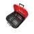 ​Gratar, fabricat din otel, cu capac, cutie pentru cenusa, 2 manere, 2 roti, gril din inox, suprafata de gatit 43x40 cm - 5- Roveli