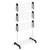 Uscator de rufe vertical DacEnergy©, pliabil, constructie metalica solida, 3 nivele, 6 aripi, 15 m, alb - 10- Roveli