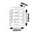 Aplica pentru exterior Rabalux, structura metalica, dispersor din plastic, cu senzor de miscare, dulie E27, 11W, IP44, crom si alb - 3- Roveli