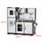 Set bucatarie copii, realizata din lemn si placa mdf, frigider cu tabla de scris, congelator, cuptor cu microune, telefon, aragaz si cuptor, chiuveta, 92 x 82,5 x 30 cm, gri si maro - 3- Roveli
