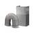 Hota incorporabila decorativa, finisaj otel inoxidabil si sticla, putere de absorbtie 350m3/h, 65W, 90 cm, argintie - 2- Roveli