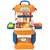 Set de bucatarie multifunctional 3 in 1 DacEnergy©, realizat din plastic ABS, portabil, joc de rol, joc imaginativ, stimulare senzoriala, 31 de accesorii, multicolor - - Roveli