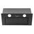 Hota incorporabila, din otel inoxidabil, 380m3/h, 120W, filtru de grasime din aluminiu, buton de control, 60x29 cm, negru - - Roveli