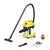 Aspirator Karcher, sistem ”Pull and Push”, aspirare umeda si uscata, sac textil, functie de suflare, filtru din spuma, 1000 W, 15 l, galben - - Roveli