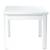 Masa bucatarie extensibila DacEnergy©, realizat din PAL melamina si MDF foliat, 6 persoane, dreptunghiulara, 92 / 184 x 102 x 82 cm, finisaj alb - - Roveli