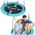 Leagan cuib, cadru otel, poliester Oxford acoperit 600D, forma rotunda, material impermeabil, greutate maxima 150kg, 95cm, turcoaz - 2- Roveli