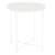 Masuta de cafea DacEnergy©, realizata din metal, design rustic, forma rotunda, 47 x 47 x 50.2, finisaj alb - - Roveli