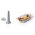 Masina de tocat carne, din plastic, electrica, functie Reverse, 2.7 kg/min, 1600 W, usor de strans si depozitat, alb si gri - 3- Roveli