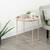 Masuta de cafea DacEnergy©, realizata din metal, design rustic, forma rotunda, 47 x 47 x 50.2, finisaj roz nude - 2- Roveli