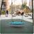 Leagan cuib, cadru otel, poliester Oxford acoperit 600D, forma rotunda, material impermeabil, greutate maxima 150kg, 95cm, turcoaz - 3- Roveli