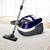 Aspirator cu aspirare uscata si umeda, cu spalare, capacitate rezervor apa 5 l, filtru EPA, tup telescopic metalic, 3 accesorii mici, 1700 W, alb si mov - 2- Roveli