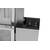 Hota telescopica, incorporabila, 244 mc/h, un motor Turbo, 3 trepte de viteza, 110 W, 17,5 x 60 x 30,5 cm, gri si negru - 3- Roveli