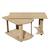 Masuta de living DacEnergy©, material PAL melaminat, rotativa, extensibila, dreptunghiulara, stejar sonoma, 95 x 50 x 50 cm, 1C - 3- Roveli