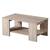 Masuta cafea DacEnergy©, material PAL melaminat, design simplu, doua blaturi, forma dreptunghiulara, finisaj stejar gri, dimensiuni  90.5 x 50.5 x 41.5 cm, 1C - - Roveli