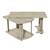 Masuta de living DacEnergy©, material PAL melaminat, dreptunghiulara, finisaj sherwood, manevrare facila, 95 x 50 x 50 cm, 1C - 3- Roveli