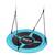Leagan cuib, cadru otel, poliester Oxford acoperit 600D, forma rotunda, material impermeabil, greutate maxima 150kg, 95cm, turcoaz - 4- Roveli