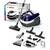 Aspirator cu aspirare uscata si umeda, cu spalare, capacitate rezervor apa 5 l, filtru EPA, tup telescopic metalic, 3 accesorii mici, 1700 W, alb si mov - 3- Roveli