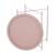 Masuta de cafea DacEnergy©, realizata din metal, design rustic, forma rotunda, 47 x 47 x 50.2, finisaj roz nude - 4- Roveli