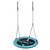 Leagan cuib, cadru otel, poliester Oxford acoperit 600D, forma rotunda, material impermeabil, greutate maxima 150kg, 95cm, turcoaz - - Roveli