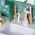 Set bucatarie copii DacEnergy©, realizata din MDF, cuptor cu microunde, aparat de cafea, aragaz, cuptor, oale, tigaie si ustensile incluse, masina de spalat, tabla cu creta, verde turcoaz - 4- Roveli