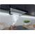 Hota incorporabila, din otel inoxidabil, iluminat Led, buton de control, 2 trepte de viteza, 200 mc/h, 80 W, 60 cm, negru - 5- Roveli