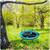 Leagan cuib, cadru otel, poliester Oxford acoperit 600D, forma rotunda, material impermeabil, greutate maxima 150kg, 95cm, turcoaz - 6- Roveli