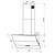 Hota incorporabila decorativa, 350m3/h, 65W, filtru de grasime din aluminiu, 60x28 cm, negru mat, designe deosebit - 7- Roveli