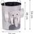 Cutie organizator pentru copii DacEnergy©, fabricat din material durabil, capacitate foarte mare, un cordon pentru inchidere, cu manere, imprimeu elefant, 34 x 48 cm, gri - 7- Roveli