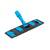 ​Set de curatenie profesional DacEnergy©, maner din aluminiu, mop plat din microfibra cu lungimea de 40 cm, storcator tip presa, galeata cu 2 compartimente, albastru - 2- Roveli