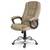 Scaun birou DacEnergy, spatar moale, strat dublu de burete, forma ergonomica, suport lombar, 125x60 cm, piele, bej - 2- Roveli